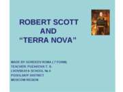 Robert Scott and "Terra nova"