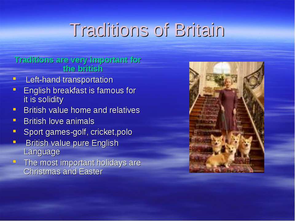 Customs and traditions in uk essay