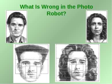 What Is Wrong in the Photo Robot?