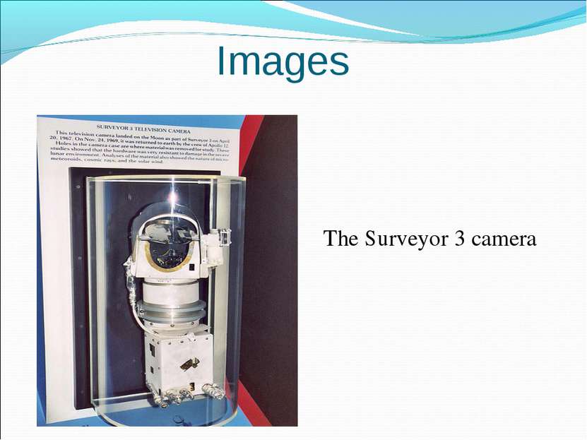 The Surveyor 3 camera Images