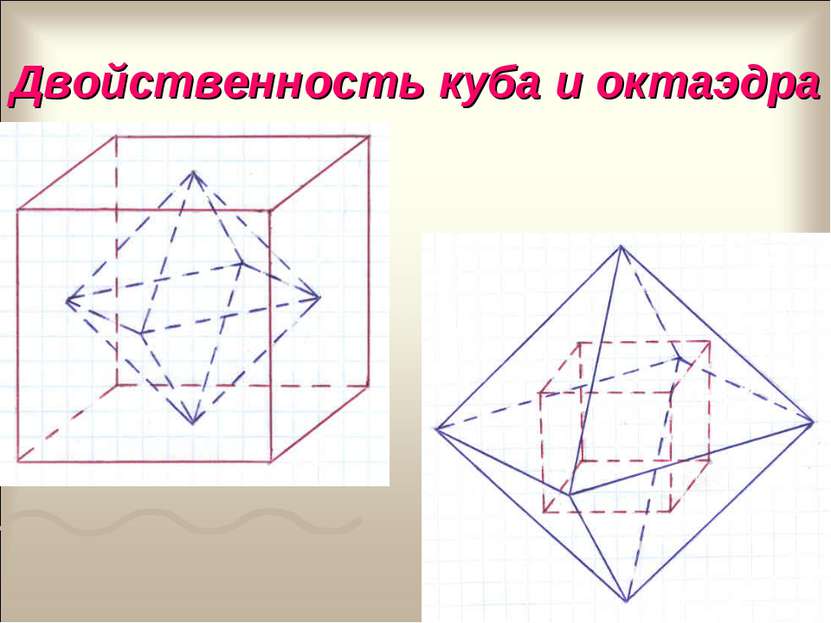 Двойственность куба и октаэдра