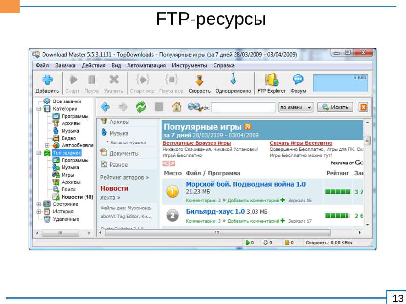 FTP-ресурсы