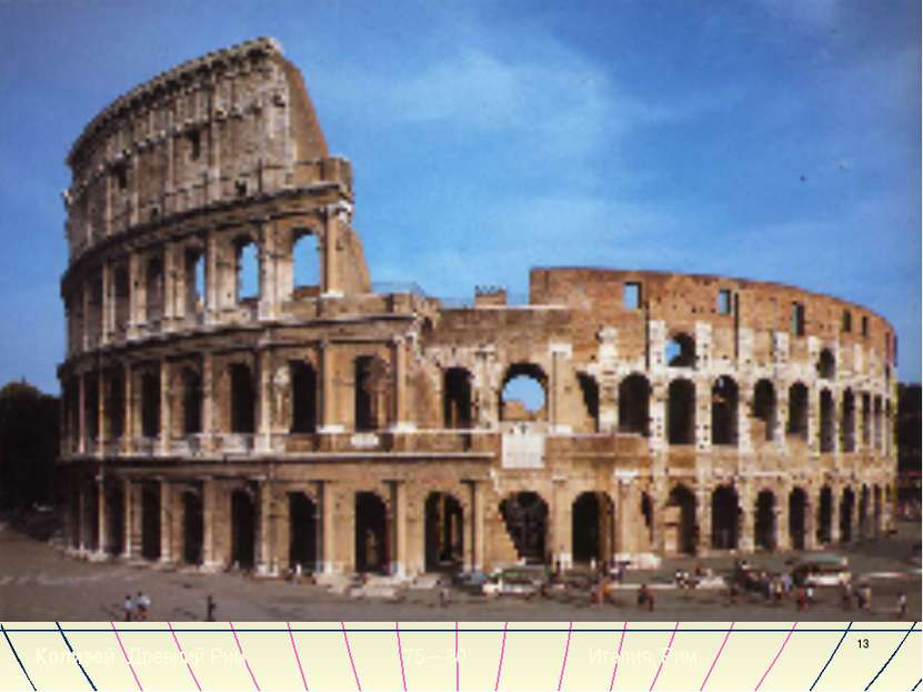 Колизей Древний Рим 75 – 80 Италия, Рим
