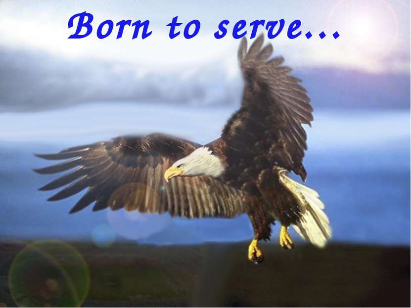 Born to serve…