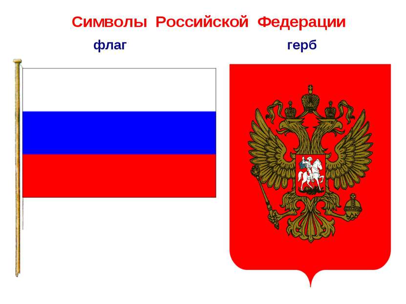 Символы Российской Федерации флаг герб