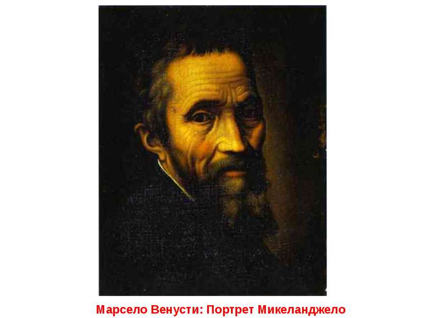 Марсело Венусти: Портрет Микеланджело