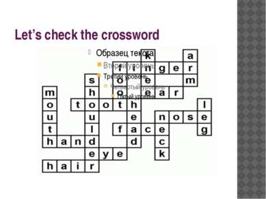 Let’s check the crossword