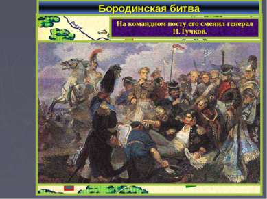 Бородинская битва Барклай де Толли Багратион Уваров Платов В ходе сражения бы...