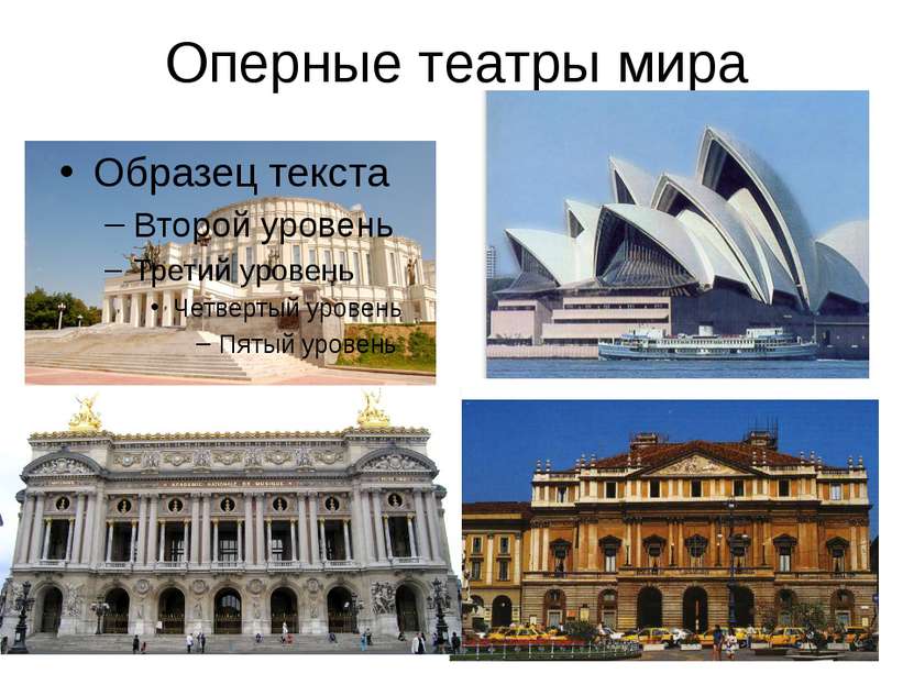 Оперные театры мира