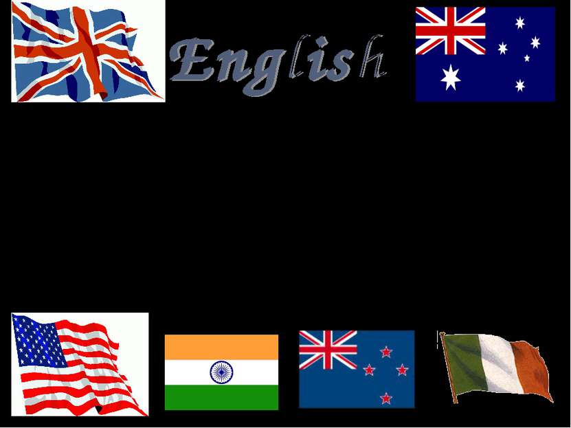 English is the language of international communication. At the English lesson...