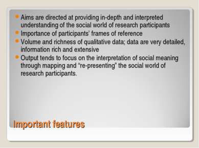 Important features Aims are directed at providing in-depth and interpreted un...