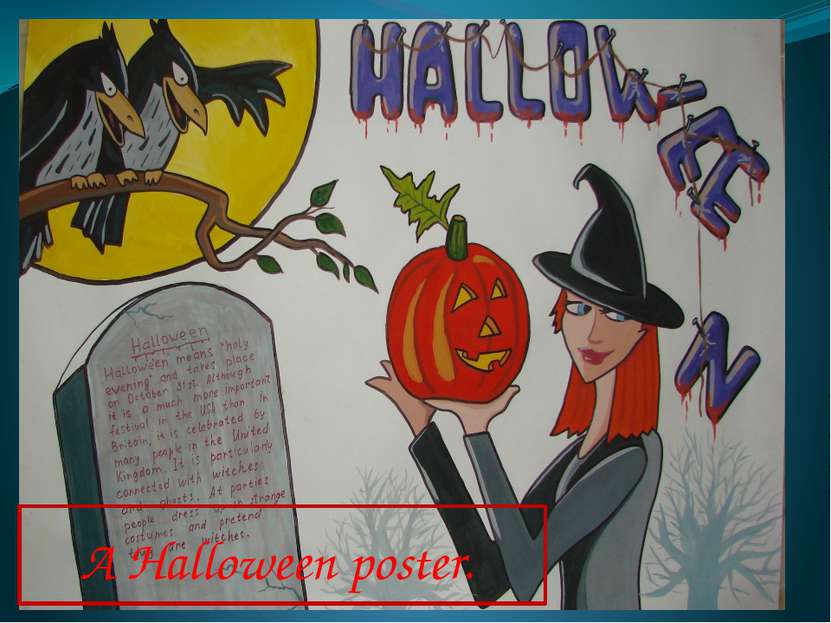 A Halloween poster.