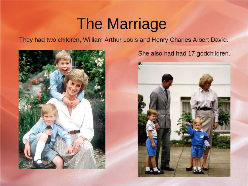 The Marriage They had two children, William Arthur Louis and Henry Charles Al...