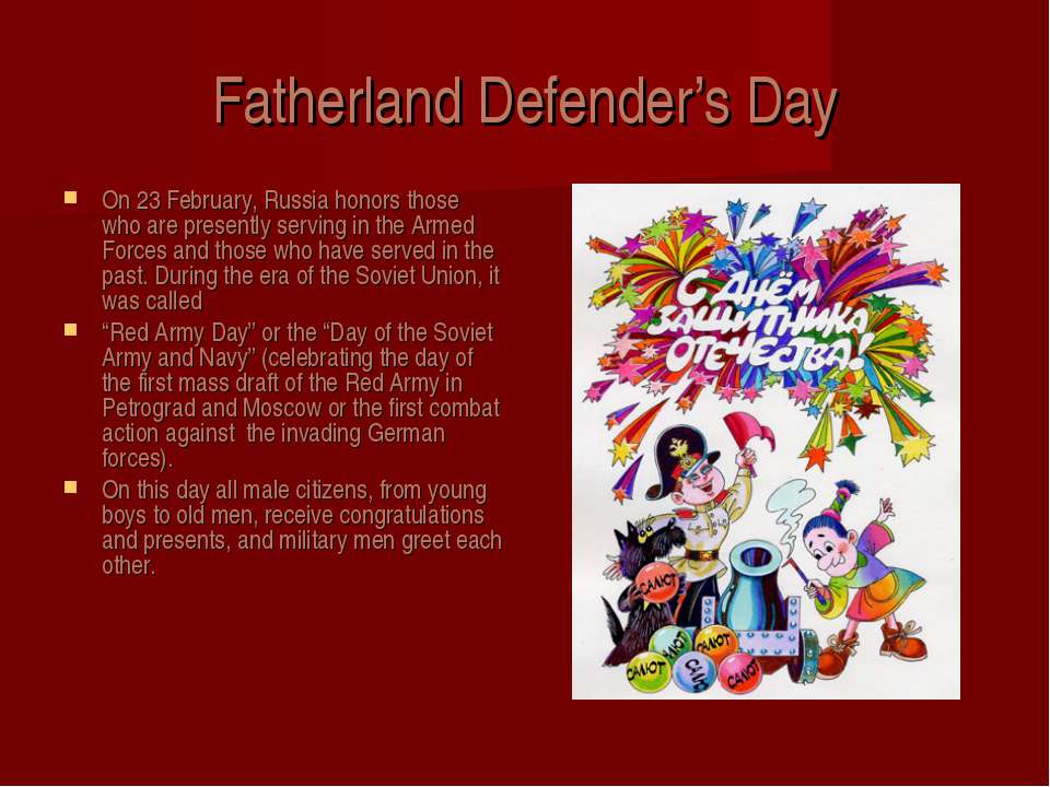 Defender day