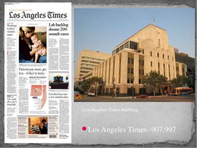 Los Angeles Times- 907,997 Los Angeles Times building