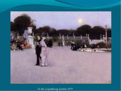 In the Luxembourg Garden 1879