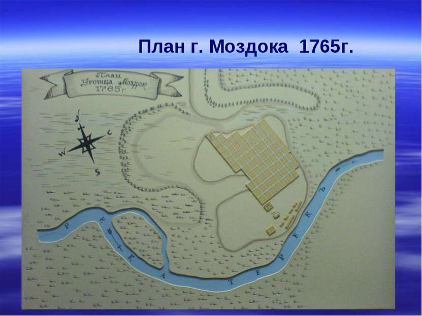 План г. Моздока 1765г.