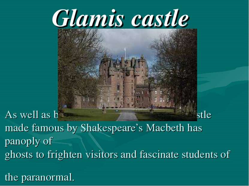 As well as being a delight to look at, the castle made famous by Shakespeare’...