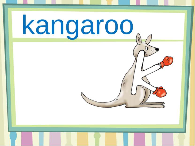Kk kangaroo