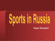Sports in Russia