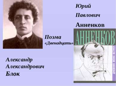 Александр Александрович Блок Юрий Павлович Анненков Поэма «Двенадцать»