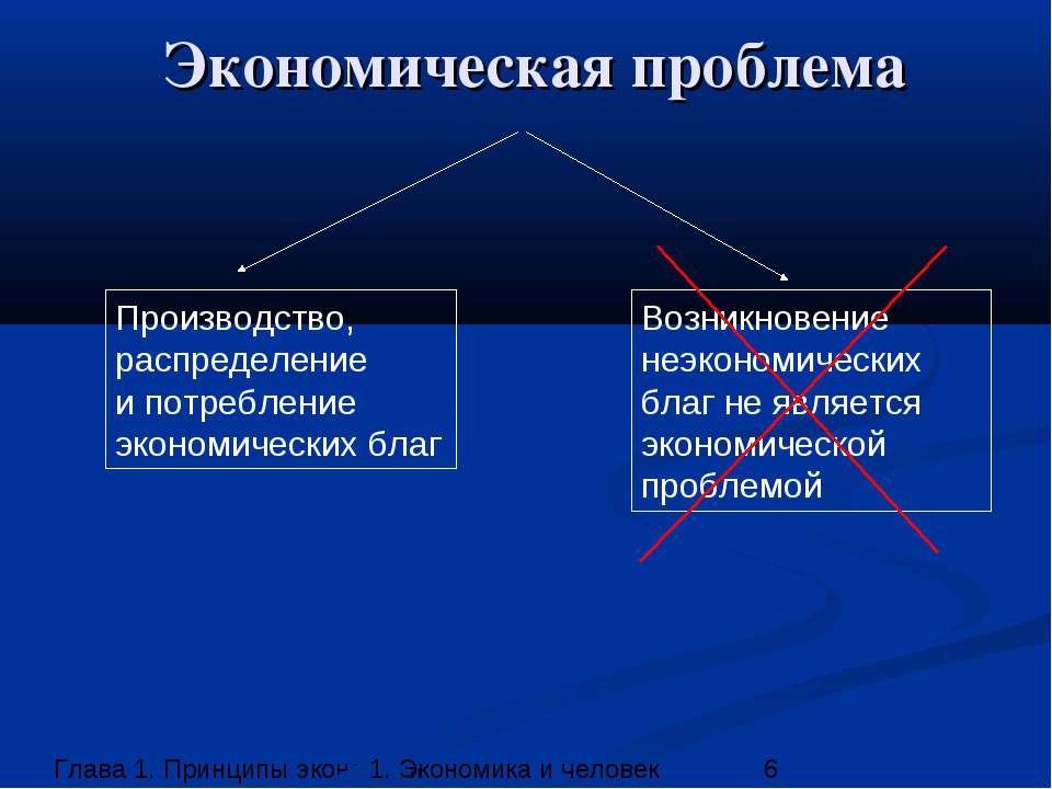 Экономические и неэкономические факторы. Экономические проблемы. Проблемы человека в экономике.