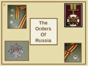 The Orders Of Russia