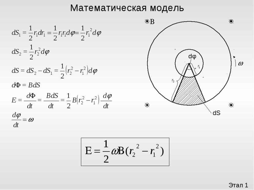 Этап 1 Математическая модель