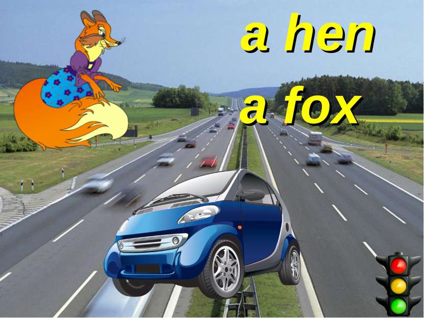 a fox a hen