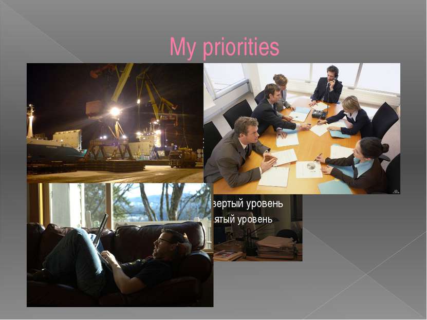 My priorities