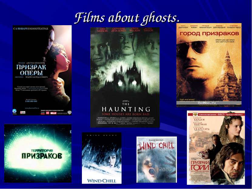 Films about ghosts.