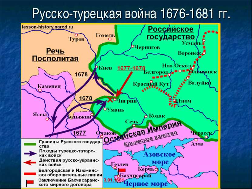Русско-турецкая война 1676-1681 гг.