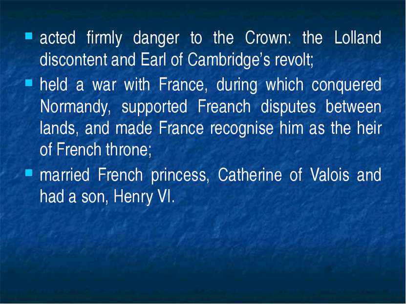 acted firmly danger to the Crown: the Lolland discontent and Earl of Cambridg...