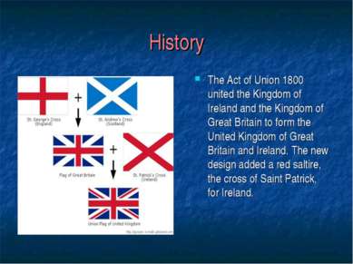 History The Act of Union 1800 united the Kingdom of Ireland and the Kingdom o...
