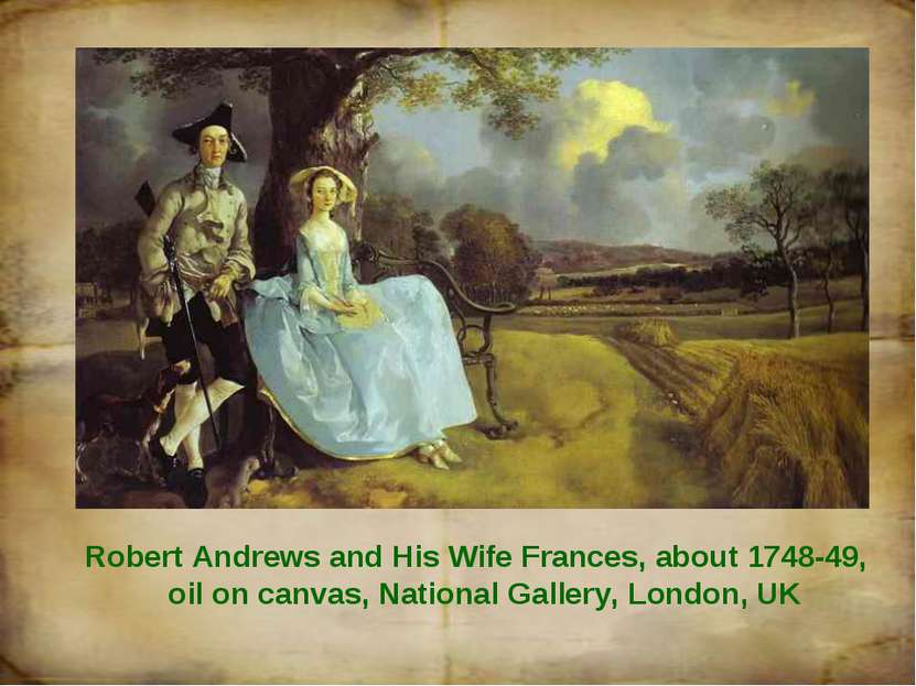 Robert Andrews and His Wife Frances, about 1748-49, oil on canvas, National G...