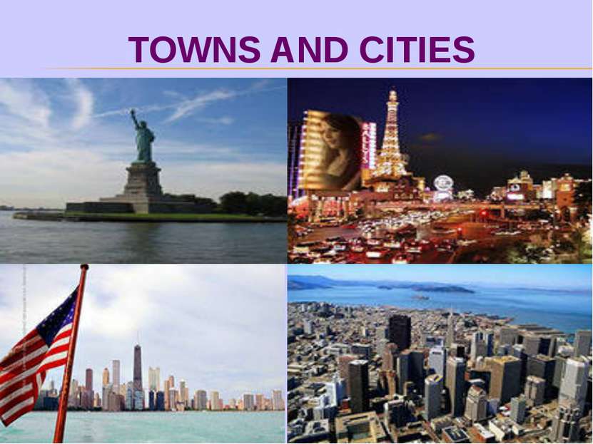 TOWNS AND CITIES