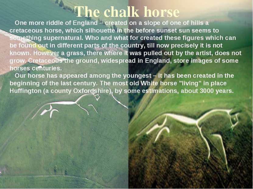 The chalk horse One more riddle of England – created on a slope of one of hil...
