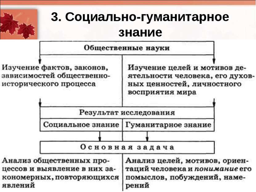 3. Социально-гуманитарное знание