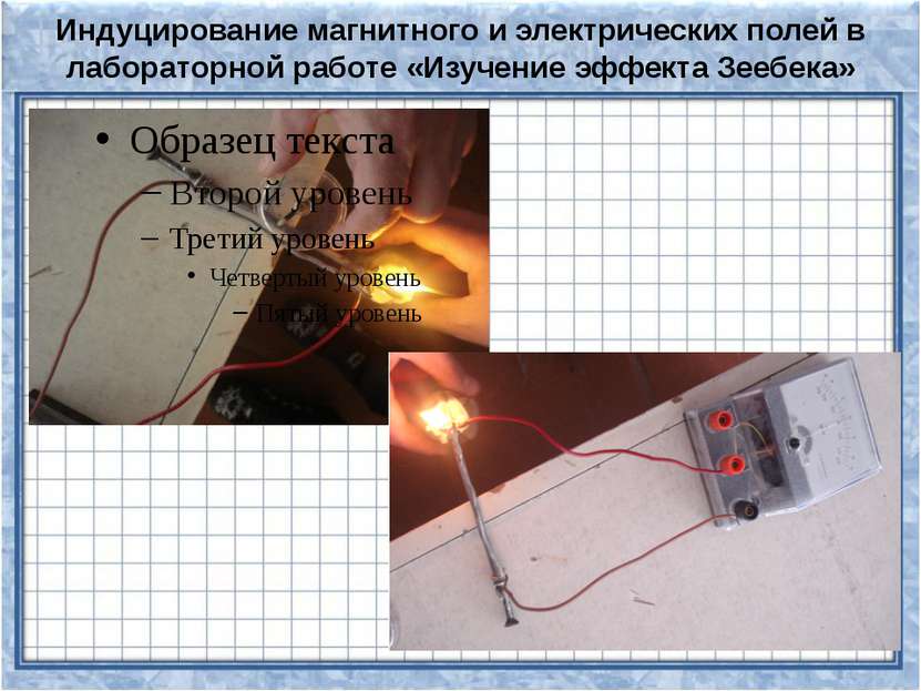 Индуцирование магнитного и электрических полей в лабораторной работе «Изучени...
