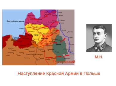 Наступление Красной Армии в Польше М.Н. Тухачевский