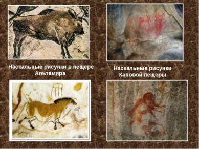 Наскальные рисунки в пещере Альтамира Наскальные рисунки Каповой пещеры