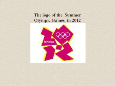 The logo of the Summer Olympic Games in 2012