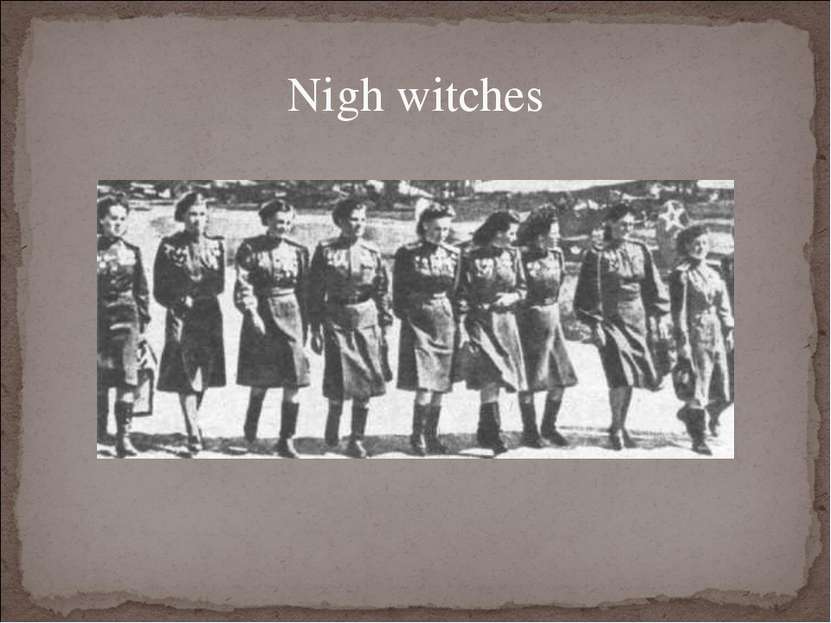 Nigh witches