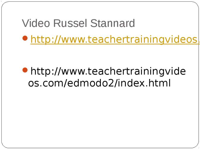 Video Russel Stannard http://www.teachertrainingvideos.com/edmodo1/index.html...