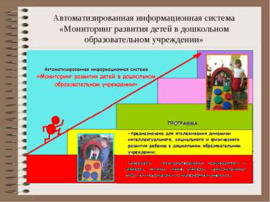 Автоматизированная информационная система «Мониторинг развития детей в дошкол...