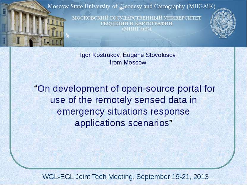 “On development of open-source portal for use of the remotely sensed data in ...