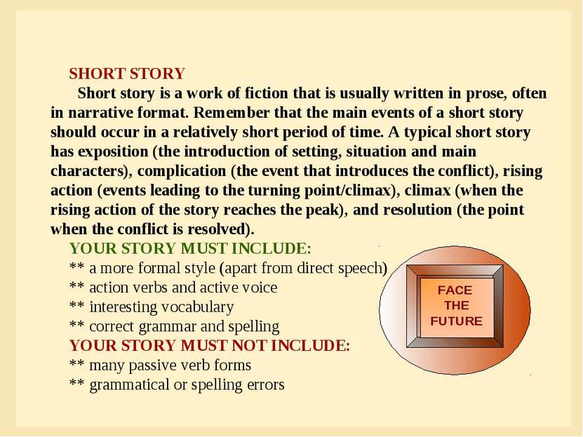 Реферат: Short Stories Essay Research Paper Short StoryShort