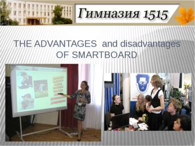 THE ADVANTAGES and disadvantages OF SMARTBOARD