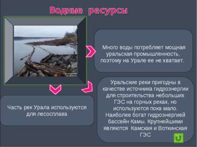 Много воды потребляет мощная уральская промышленность, поэтому на Урале ее не...
