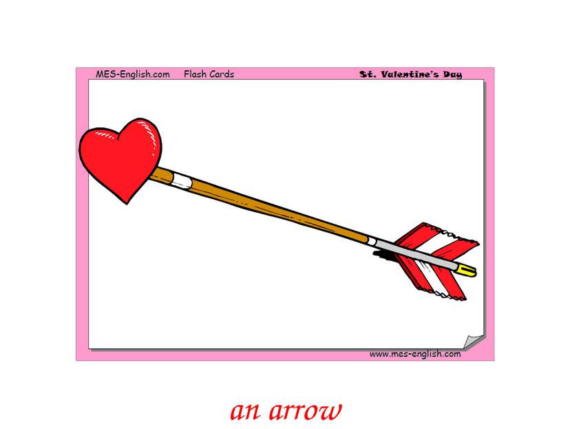 an arrow